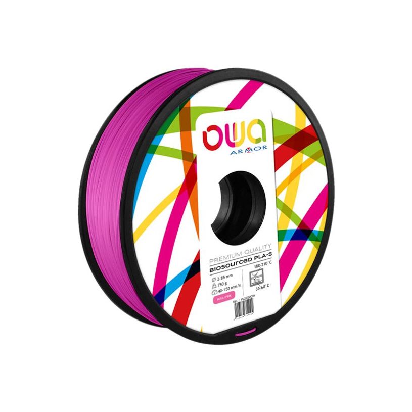 3112539714024-OWA - filament 3D PLA-S - rose - Ø 2,85 mm - 750g-P_79433173_2-0