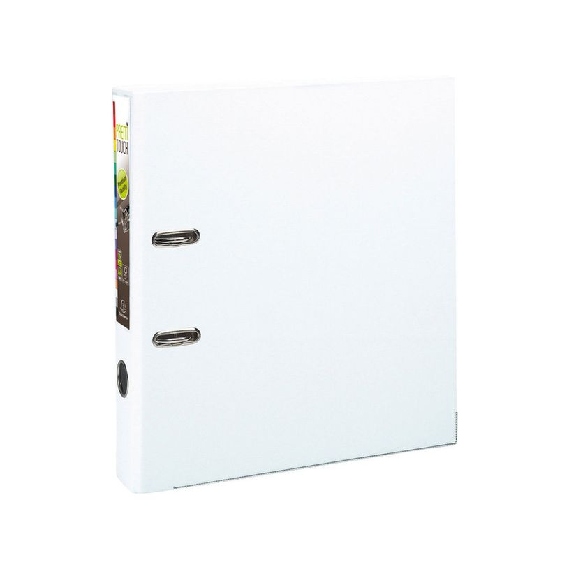 3130630531487-Exacompta Prem'Touch - Classeur à levier - Dos 50 mm - A4 Maxi - pour 400 feuilles - blanc-P_79433236_1-0