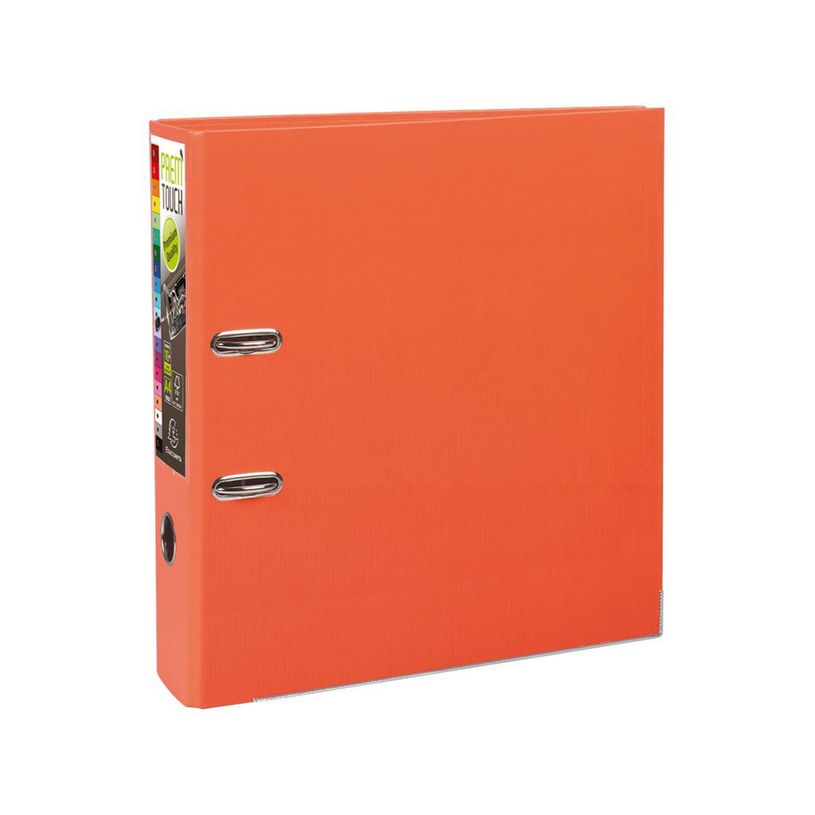 3130630533443-Exacompta Prem'Touch - Classeur à levier - Dos 80 mm - A4 Maxi - pour 715 feuilles - orang-P_79433243_1-0