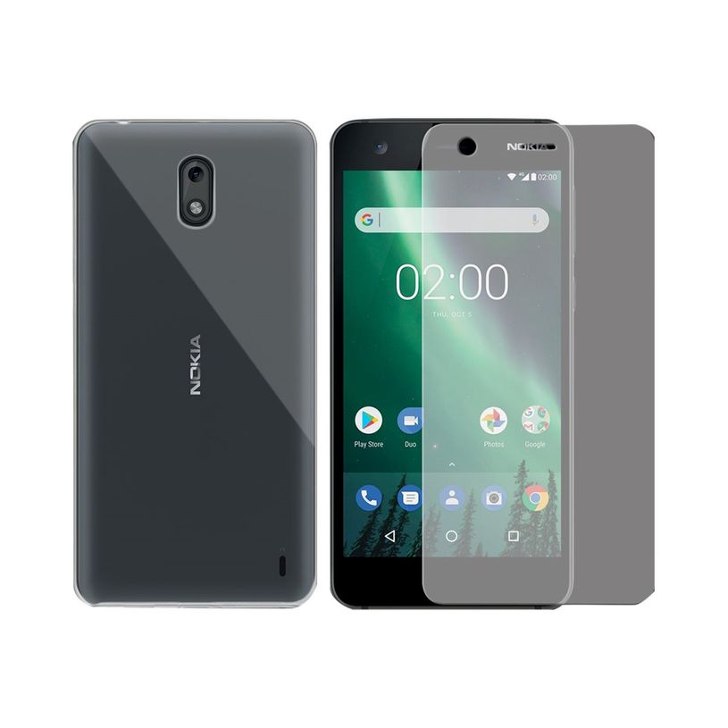 3571211393306-BigBen - kit coque souple + protection verre trempé pour Nokia2-P_79433251_2-0