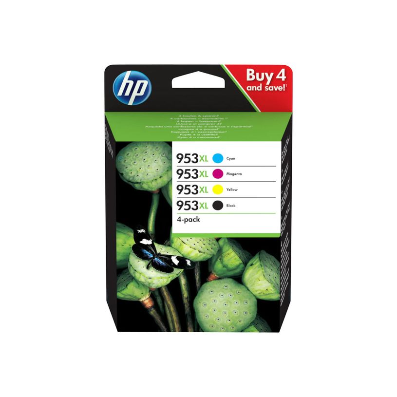 192018847057-HP 953XL - pack de 4 - noir, cyan, magenta, jaune - cartouche d'encre originale-P_79433257_3-0