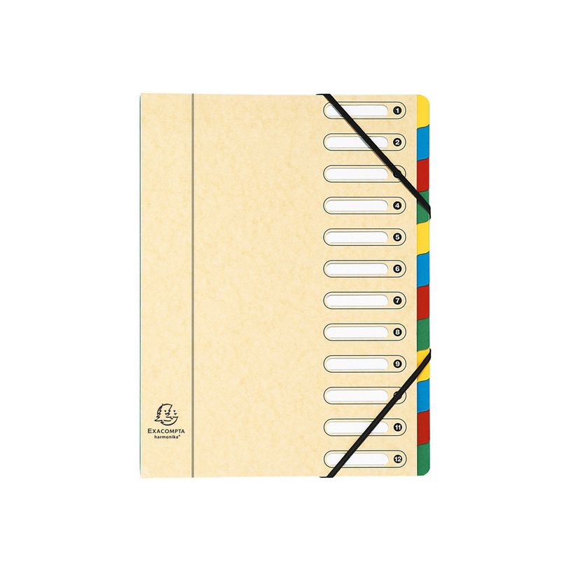 3130630053125-Exacompta Harmonika - Trieur à fenêtres 12 positions - disponible dans différentes cou-P_79433267_11-10