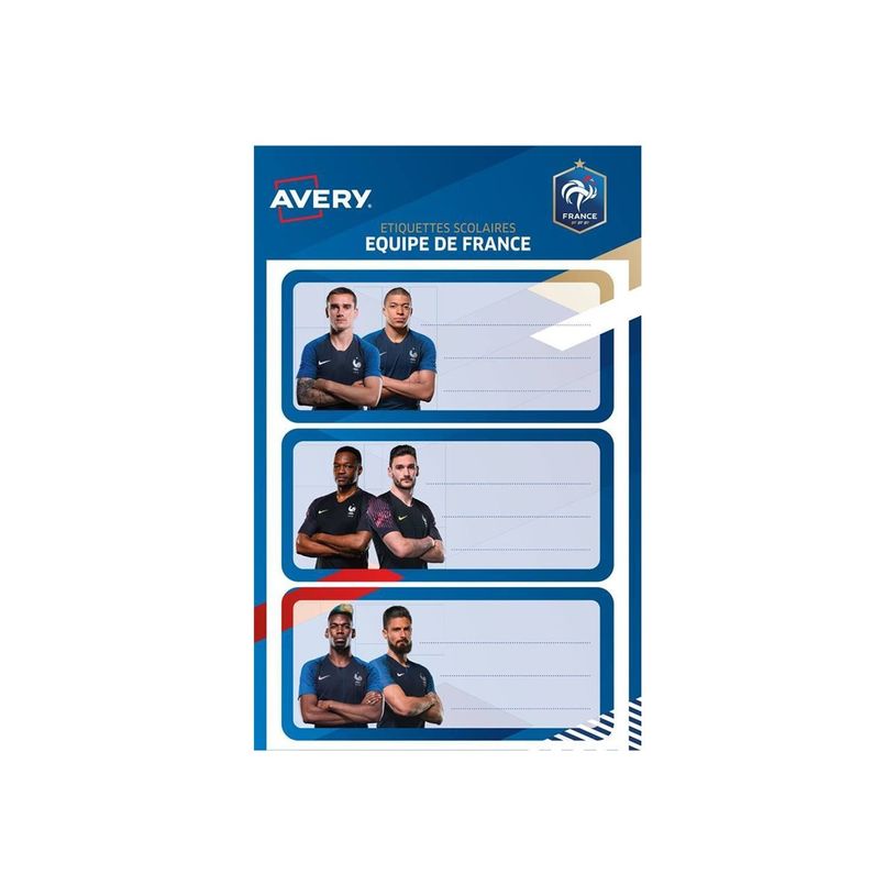 5014702133954-Avery Team of France - étiquette d'école (pack de 18)-P_79433278_2-0