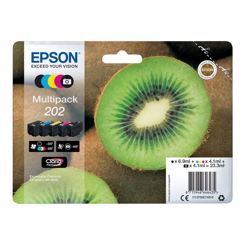 8715946646435-Epson 202 Kiwi - pack de 5 - noir, noir photo, cyan, magenta, jaune - cartouche d'encre ori-P_79433352_2-1