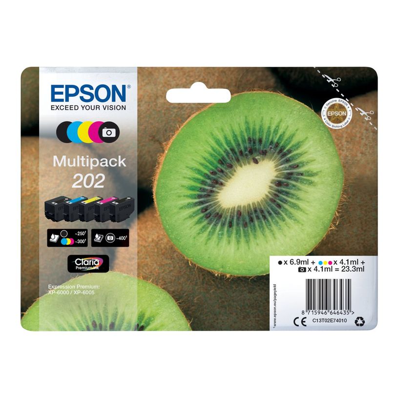8715946646442-Epson 202 Kiwi - pack de 5 - noir, noir photo, cyan, magenta, jaune - cartouche d'encre ori-P_79433352_4-4
