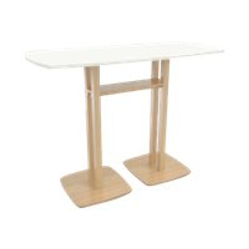 3660141221503-Table haute WOODY 150 cm - pieds sapin - plateau blanc-P_79433396_1-0