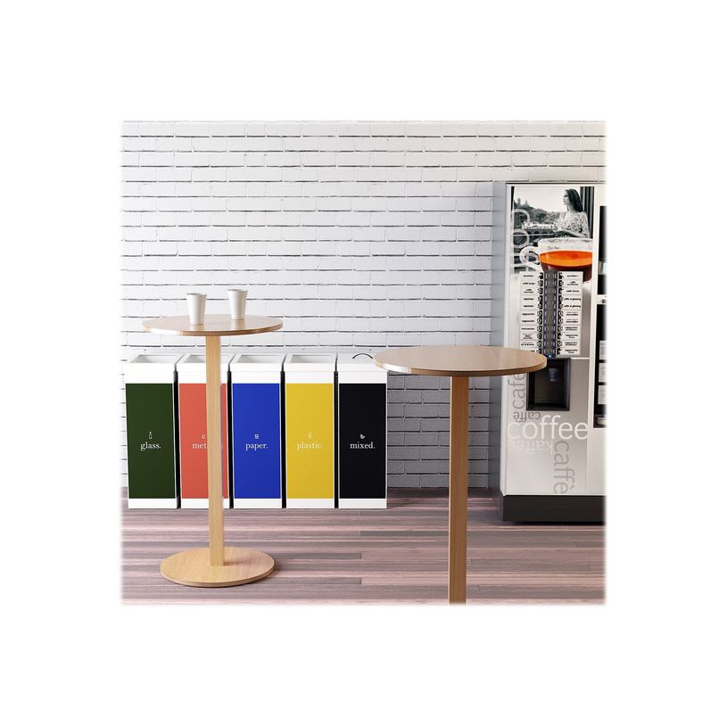 3660141221701-Mange debout WOODY - diamètre 60 cm - H110 cm - plateau blanc-P_79433398_2-1
