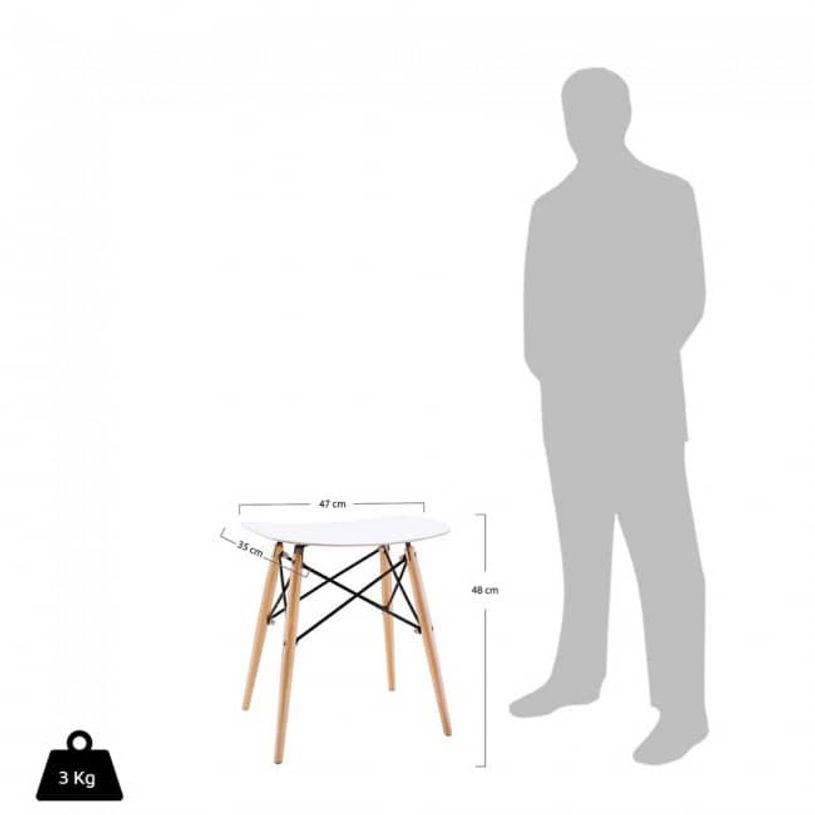 3660141230246-Tabouret bas SKOLL - pieds bois et acier noir - assise blanche-P_79433404_3-2