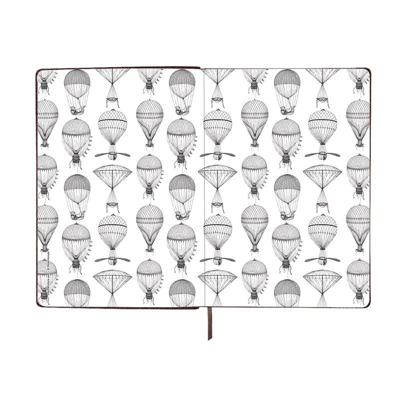 3108724524110-Oberthur Balthazar - Carnet de notes souple A6 - ligné - brun-P_79433593_1-1