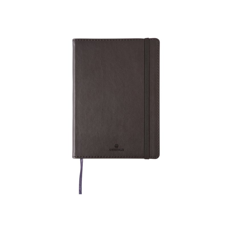 3108724524127-Oberthur Balthazar - Carnet de notes souple A6 - ligné - gris-P_79433594_2-0
