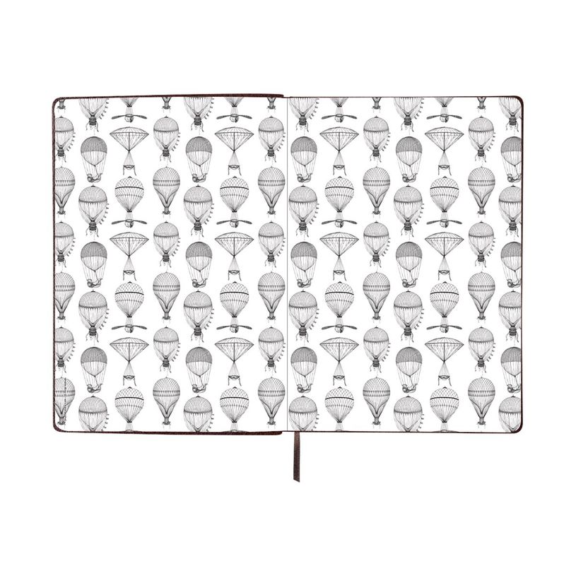 3108725884114-Oberthur Balthazar - Carnet de notes souple A5 - ligné - brun-P_79433598_1-1