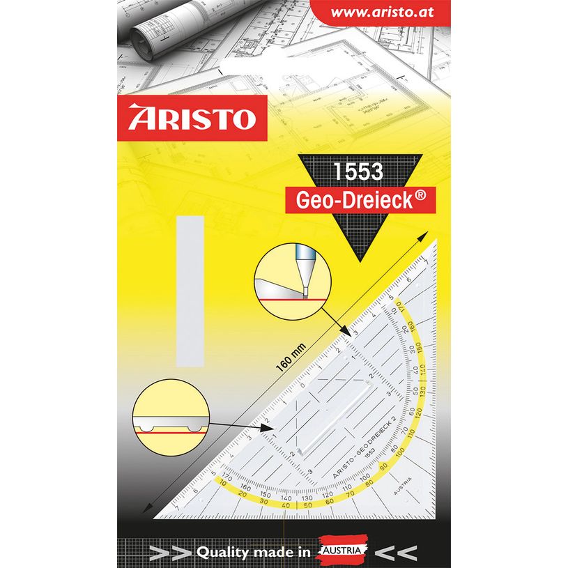 9003182015535-Aristo GEO-DREIECK 1553 - Équerre transparente avec poignée - 16 cm-P_79433635_2-1