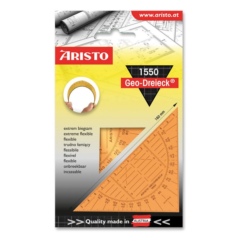 9003182155002-Aristo GEO-DREIECK 1550 - Équerre orange - 16 cm-P_79433636_2-1