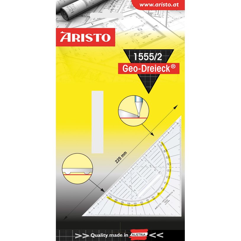 9003182155521-Aristo GEO-DREIECK 1555/2 - Équerre transparente - 22,5 cm-P_79433638_1-0