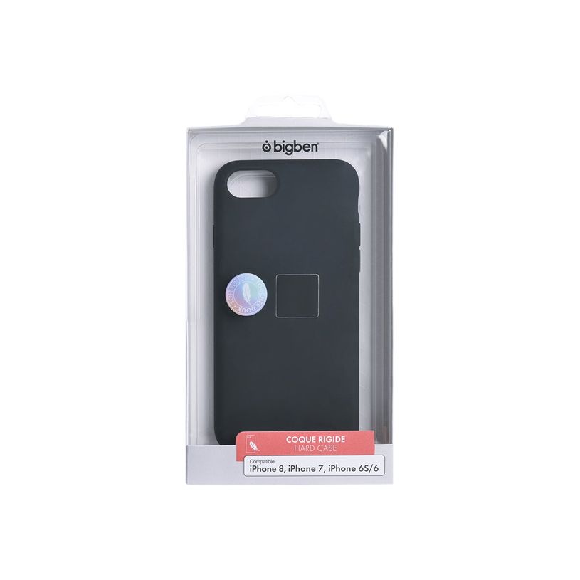 3571211381310-BigBen - Coque de protection pour iPhone 6/6S/7/8/SE - finition soft touch noir-P_79433670_3-2