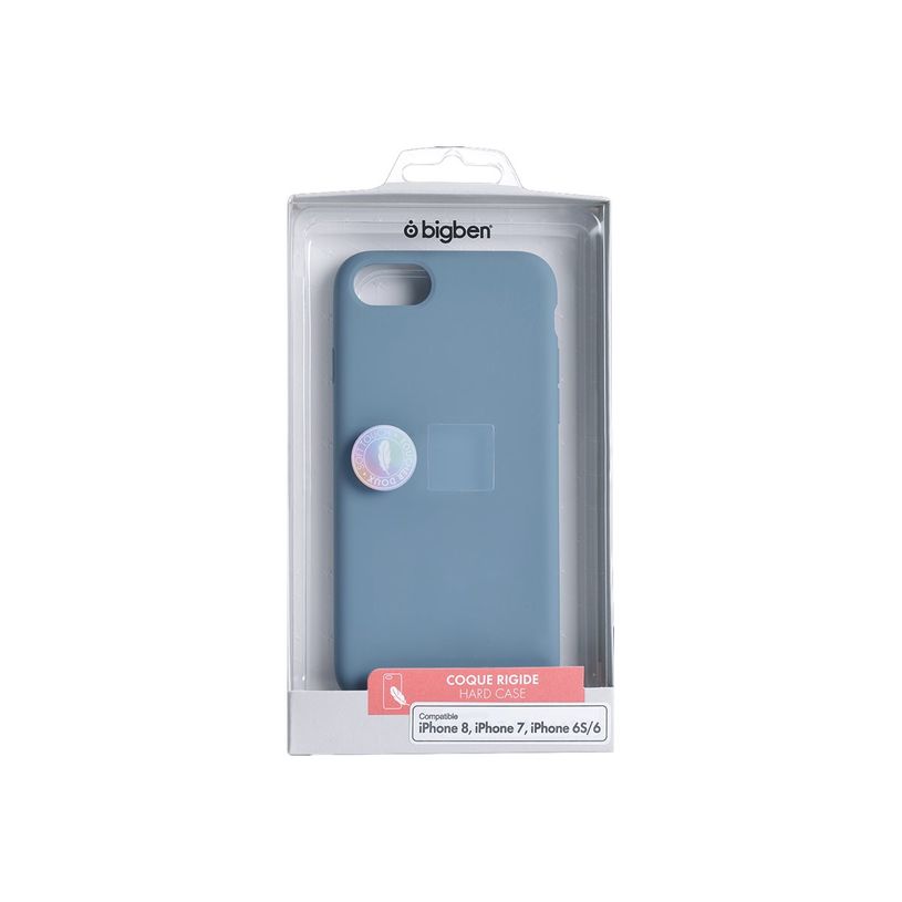 3571211381341-BigBen - Coque de protection pour iPhone 6/6S/7/8 - finition soft touch bleu-P_79433671_3-2