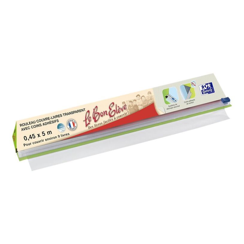 3045050399596-Le Bon Elève - Couverture de livre - Rouleau de 45 cm x 5 m - PVC-P_79433726_2-1