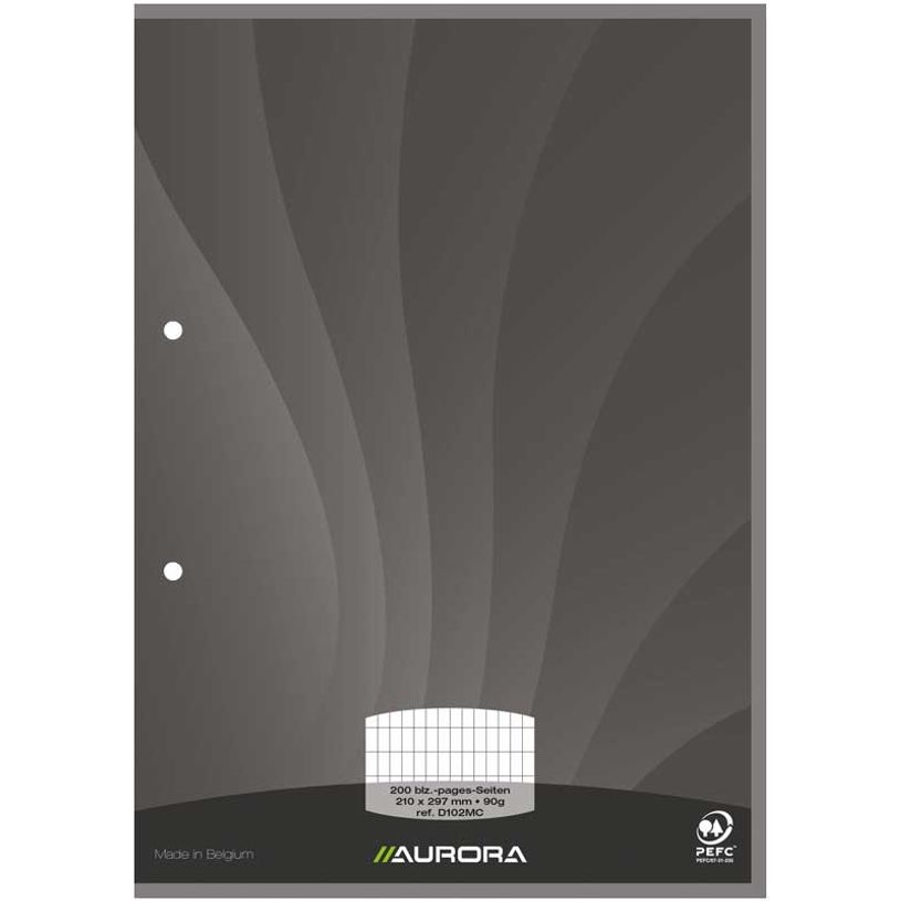 5411028070961-Aurora - Bloc de cours A4 - quadrillé avec marge bleu - 200 pages - perforation 2 trous-P_79433863_1-0
