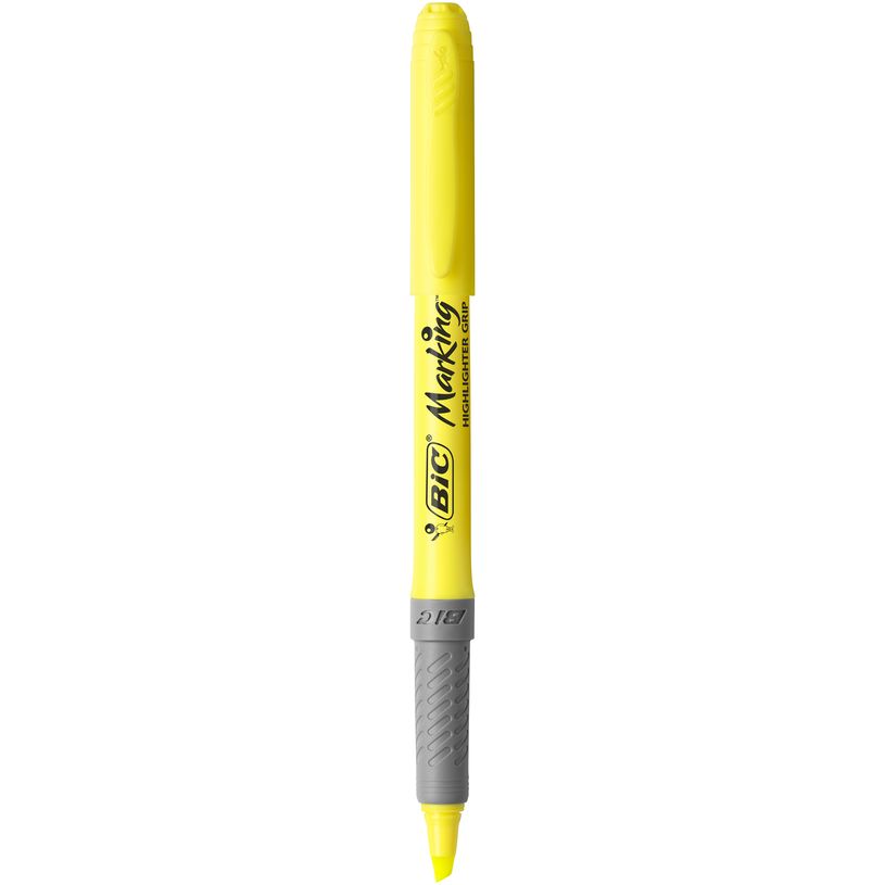 3086123754959-BIC Marking Highlighter Grip - Surligneur - jaune-P_79433943_2-1
