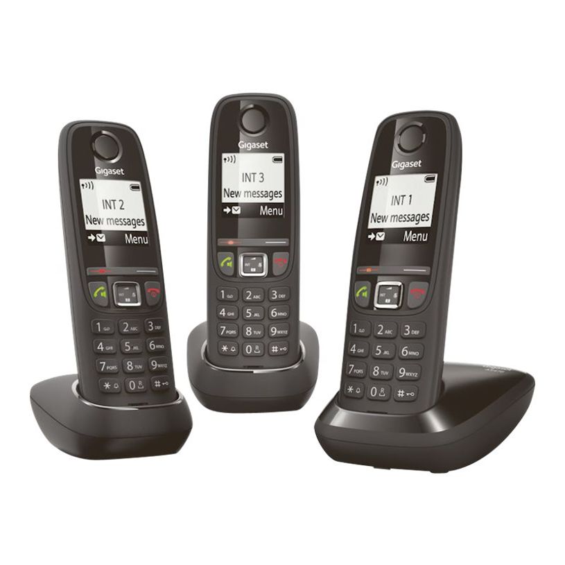 4250366852881-Gigaset AS470 Trio - téléphone sans fil + 2 combinés supplémentaires - noir-P_79433946_2-1