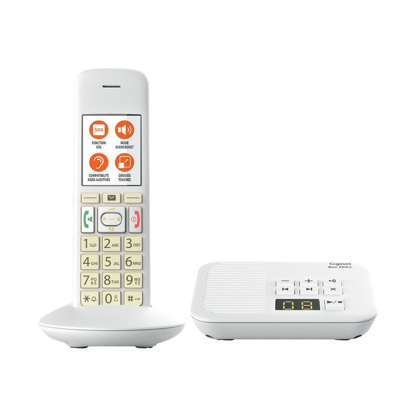 4250366851051-Gigaset E370A - téléphone sans fil - système de répondeur avec ID d'appelant-P_79433966_4-0