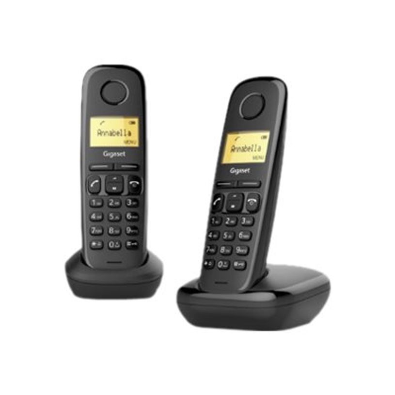 4250366851143-Gigaset A170 Duo - téléphone sans fil + combiné supplémentaire - noir-P_79433970_2-0