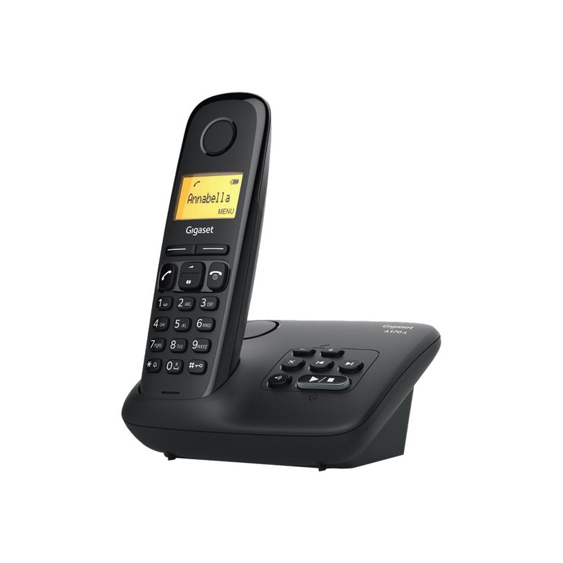 4250366853475-Gigaset - téléphone sans fil - avec répondeur + combiné supplémentaire - noir-P_79433987_1-1