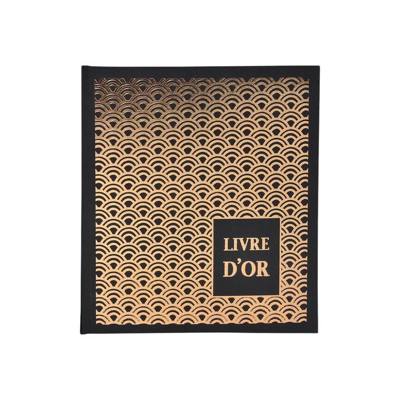 3130630009511-Exacompta Palmyre - Livre d'or 21 x 19 cm - 140 pages - noir-P_79433992_2-0