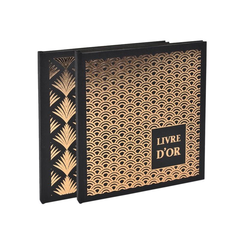 3130630009511-Exacompta Palmyre - Livre d'or 21 x 19 cm - 140 pages - noir-P_79433992_4-2