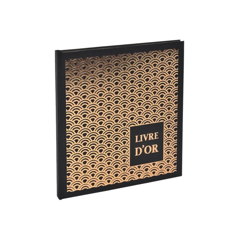 3130630009511-Exacompta Palmyre - Livre d'or 21 x 19 cm - 140 pages - noir-P_79433992_5-3
