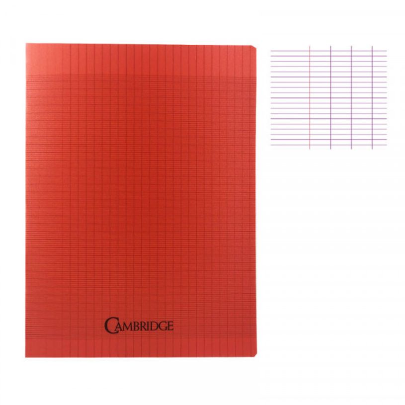 3020120114095-Cambridge - Cahier polypro 24 x 32 cm - 96 pages - grands carreaux (Seyes) - disponible dan-P_79434161_2-1