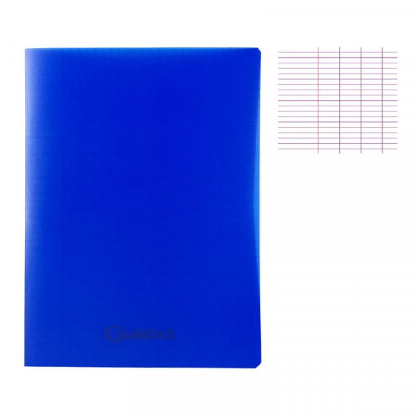 3020120114095-Cambridge - Cahier polypro 24 x 32 cm - 96 pages - grands carreaux (Seyes) - disponible dan-P_79434161_5-4