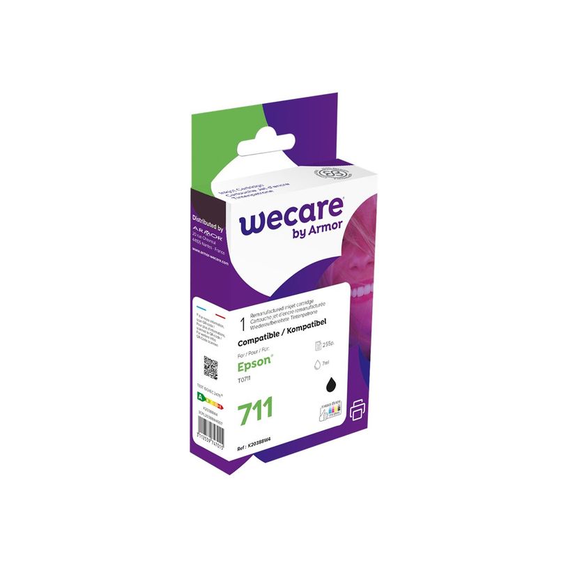 3112539747015-Cartouche compatible Epson T0711 Guépard - noir - Wecare-P_79434245_1-0