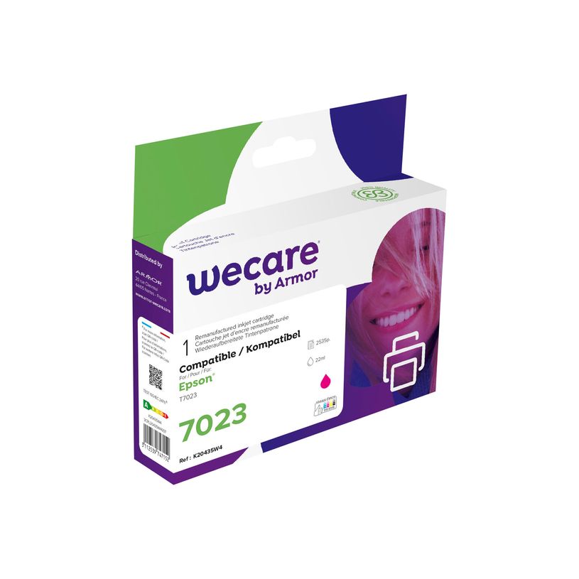 3112539747152-Cartouche compatible Epson T7023XL Tour Eiffel - magenta - Wecare-P_79434259_1-0