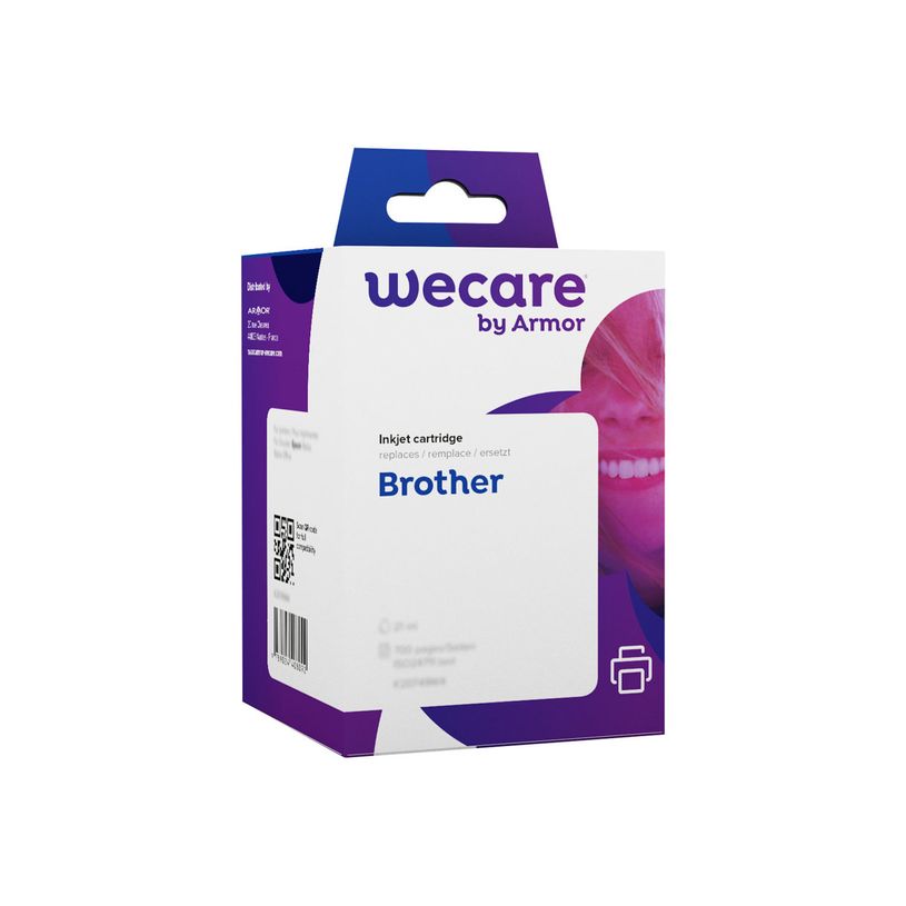 8715057210556-Cartouche compatible Brother LC1240 - pack de 4 - noir, cyan, magenta, jaune - Wecare-P_79434468_2-1