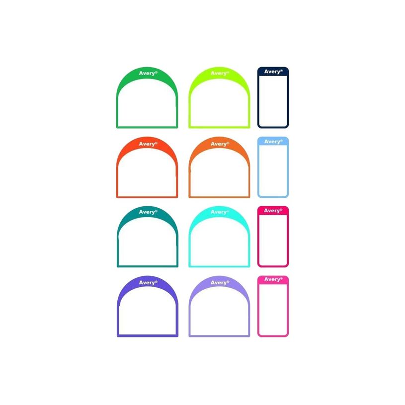 5014702133411-Avery - 12 Étiquettes pour chaussures couleurs assorties-P_79434479_6-0