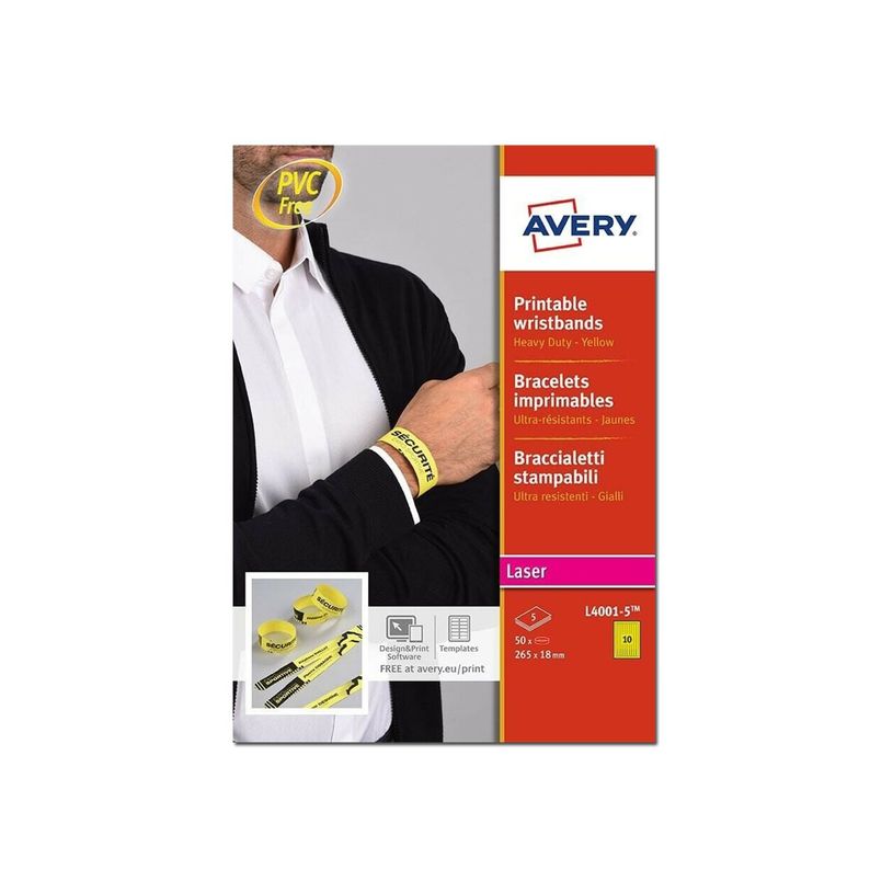 5014702134357-Avery - 50 bracelets indéchirables - 18 x 265 mm - jaune-P_79434625_1-4