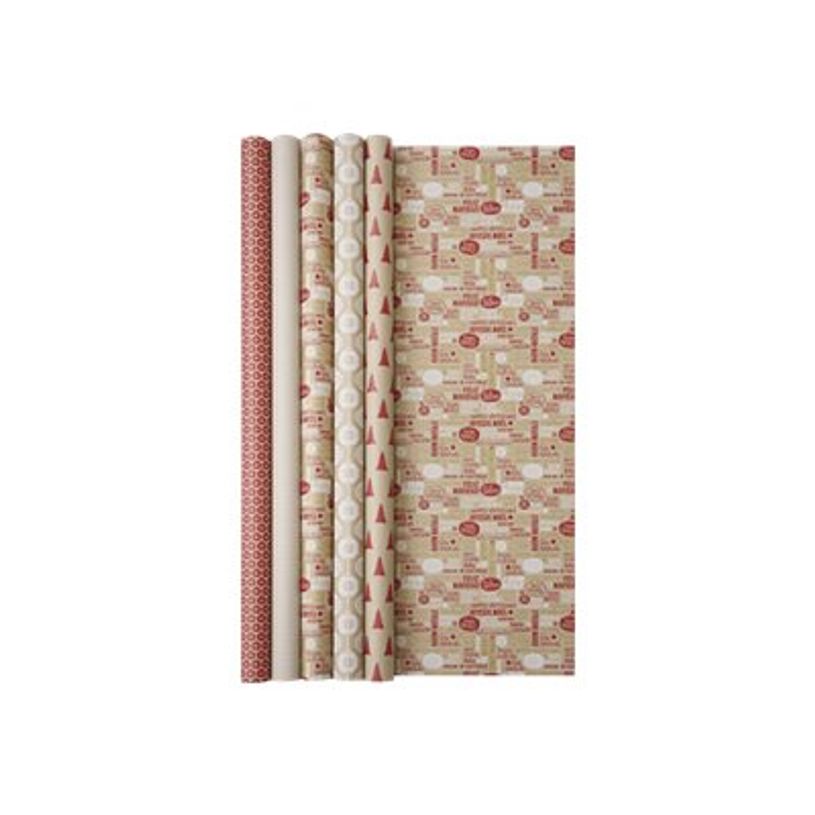 3329682237953-Clairefontaine Kraft Cosy in Red - Papier cadeau kraft - 70 cm x 2 m - 70 g/m²-P_79434720_6-0