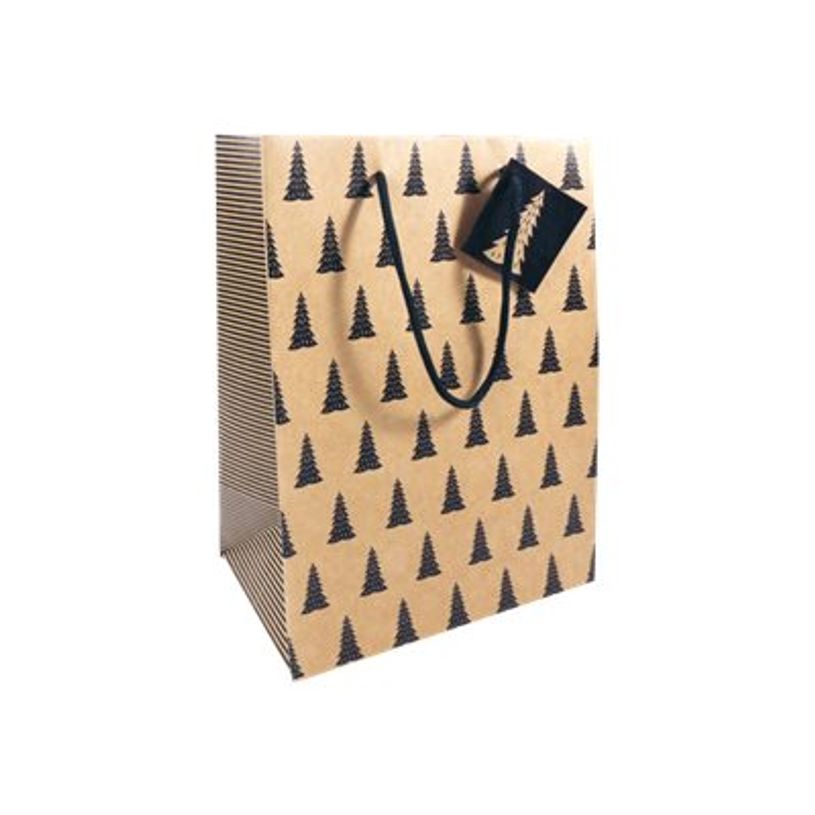 3329682238165-Clairefontaine Kraft Cosy B&W Medium - sac cadeau-P_79434724_1-0