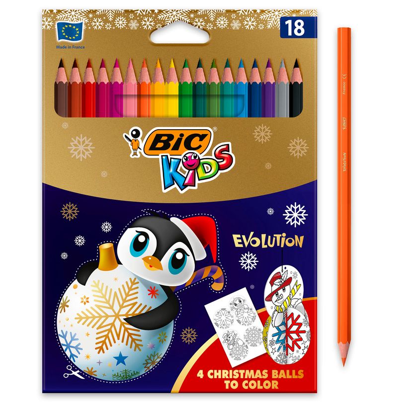 3086123525214-BIC Kids Evolution - 18 Crayons de couleur - édition Noël-P_79434738_1-0