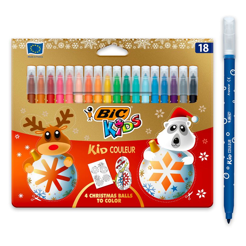 3086123525313-BIC Kids - 18 Feutres - édition Noël-P_79434739_1-0