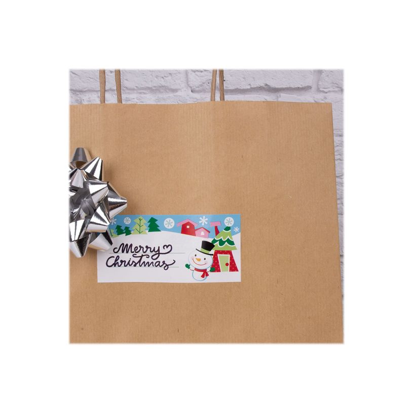 8410782172147-Apli Agipa - 20 Étiquettes cadeau - Noël homme des neiges-P_79434741_2-1