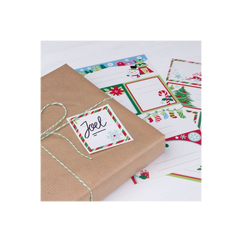 8410782172147-Apli Agipa - 20 Étiquettes cadeau - Noël homme des neiges-P_79434741_3-2