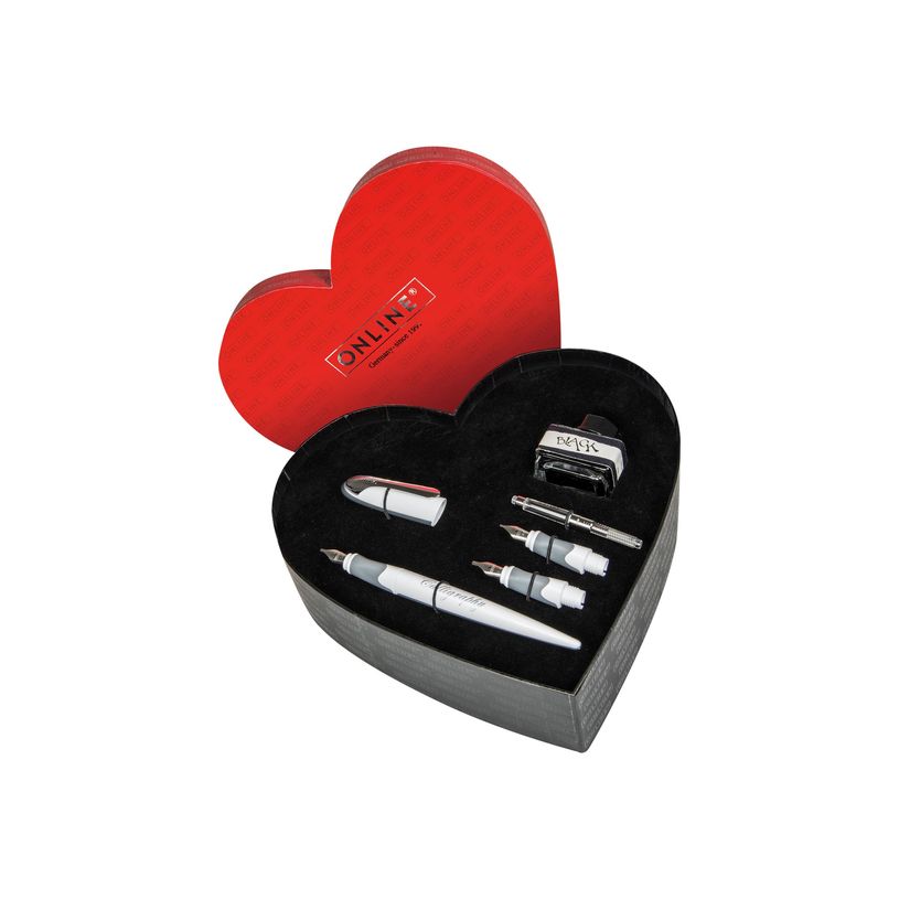 4014421100344-Online Best Writer Air - Coffret cœur calligraphie stylo plume avec encre et différentes -P_79434756_1-0