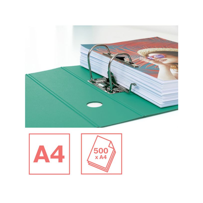 4049793052472-Esselte Colour'Breeze - Classeur à levier - Dos 82 mm - A4 - pour 500 feuilles - vert-P_79434841_2-1