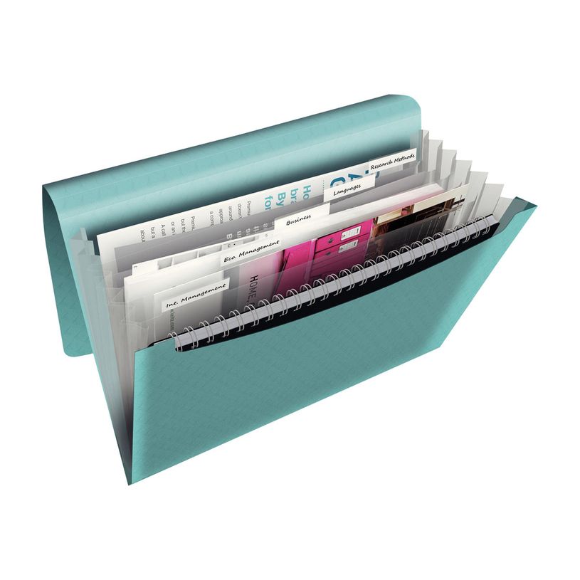 4049793053066-Esselte Colour'Breeze - Classeur ménager (valisette trieur) - 6 compartiments - bleu-P_79434850_1-5