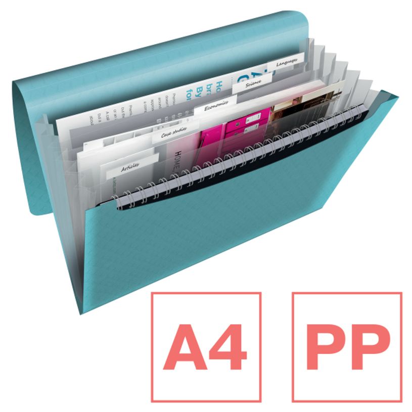 4049793053066-Esselte Colour'Breeze - Classeur ménager (valisette trieur) - 6 compartiments - bleu-P_79434850_5-3