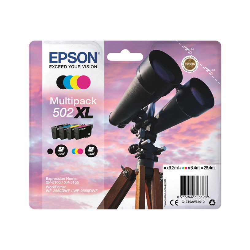 8715946653198-Epson 502XL Jumelles - pack de 4 - noir, cyan, magenta, jaune - cartouche d'encre originale-P_79434991_5-4