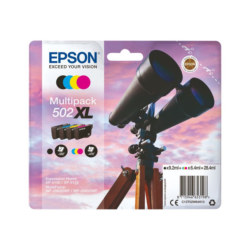 8715946653198-Epson 502XL Jumelles - pack de 4 - noir, cyan, magenta, jaune - cartouche d'encre originale-P_79434991_8-7