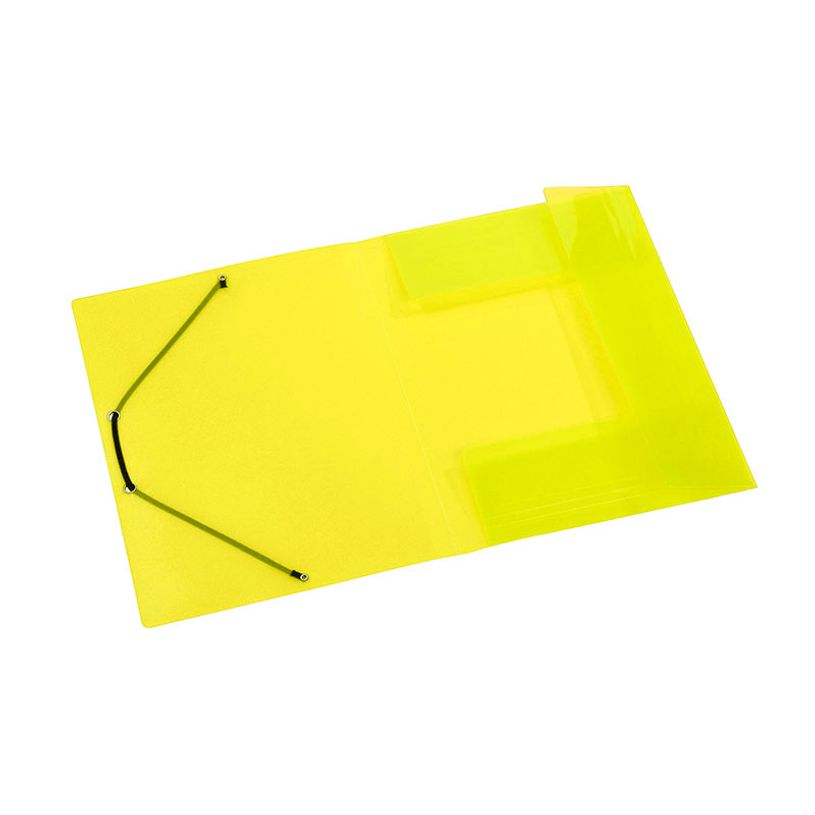 3135251133928-Viquel Propyglass - Chemise polypro à rabats - A4 - jaune--1